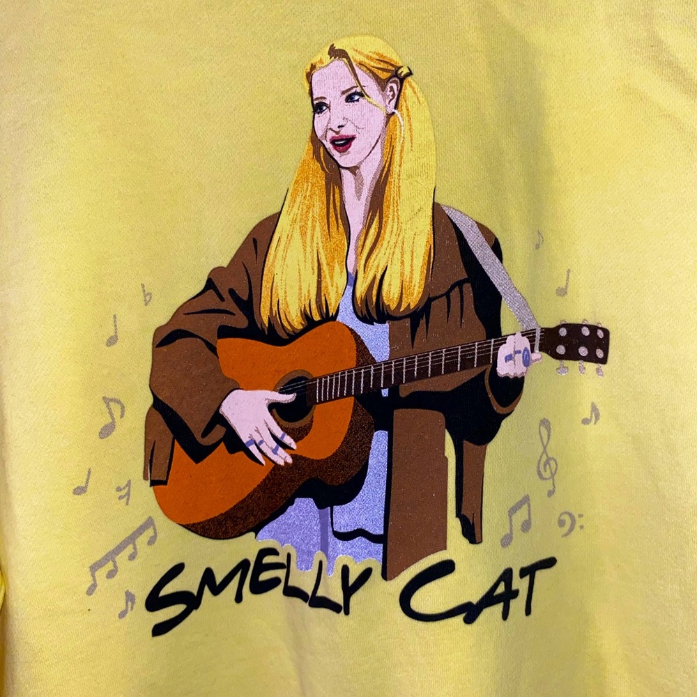 Friends Phoebe Smelly Cat Medium crew neck sweatshirt
